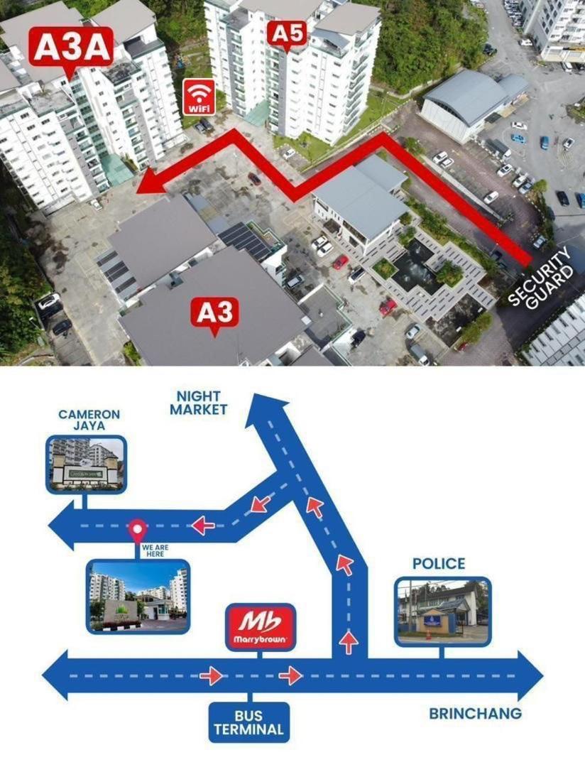A3A Oastel Coliving Pansiyon Tanah Rata Dış mekan fotoğraf